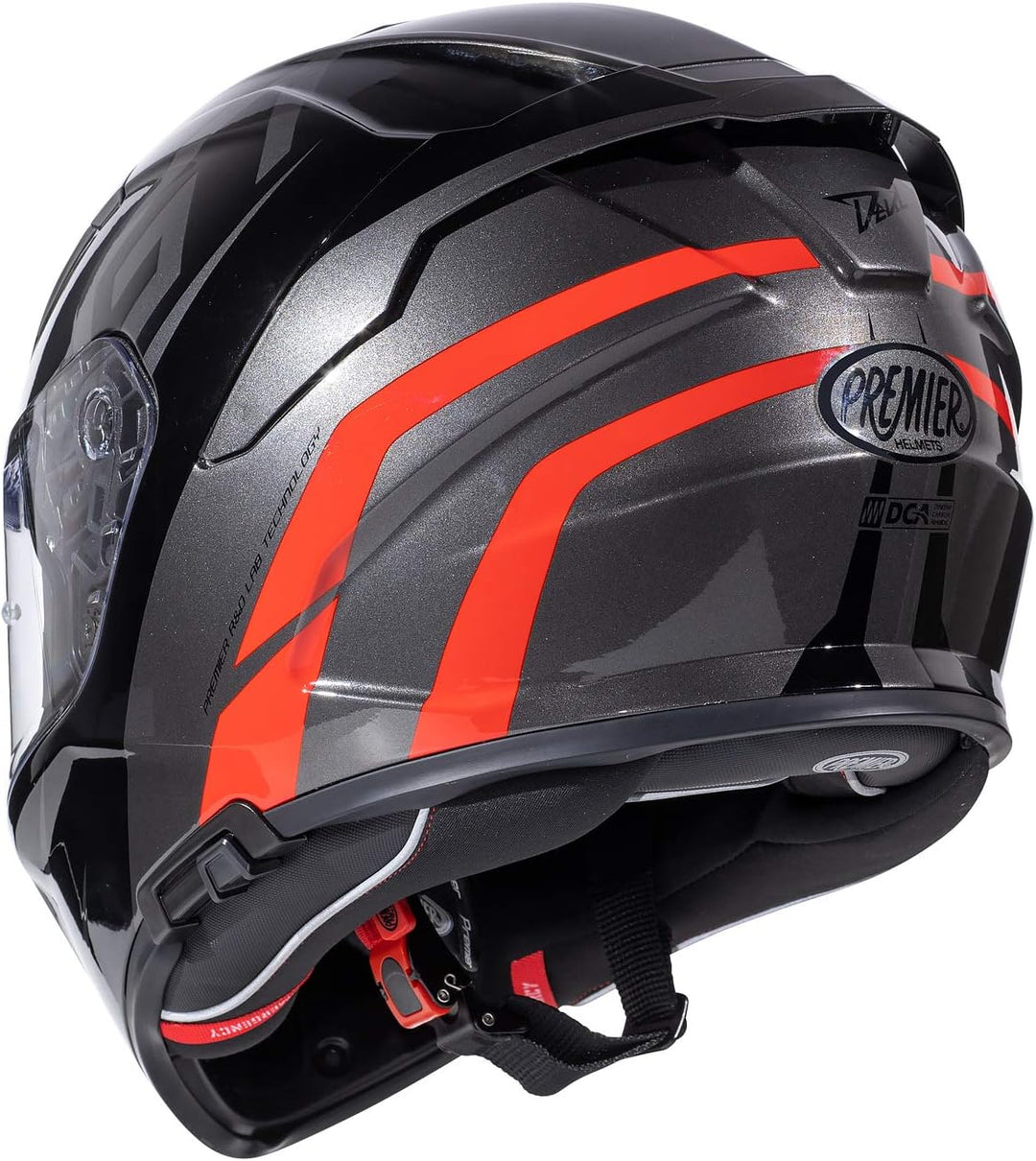 Premier Helm Devil GT 17,GRAU/SCHWARZ/ROT,M