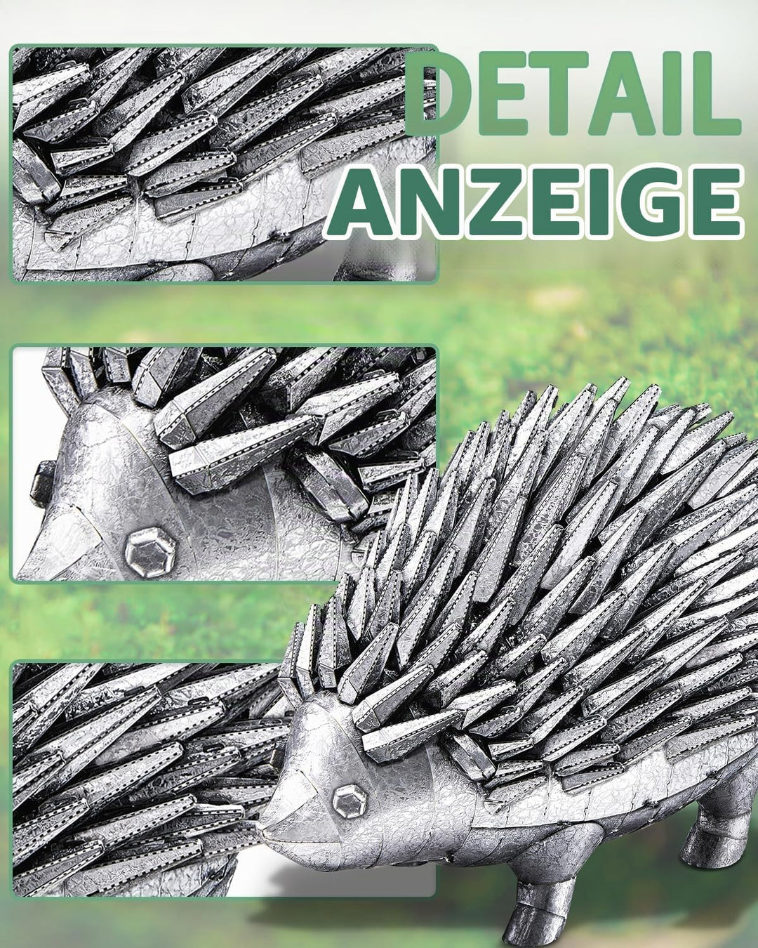 Piececool 3D Puzzle Metall Modellbau Lgel, Tiermodell 3D Metal Puzzle für 340 Edelstahl, Ganzes Meta