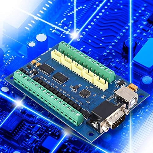 Dpofirs MACH3 100-kHz-Motion-Controller-Karte, USB-CNC-5-Achsen-Steuerkarte Gravur-Breakout-Board fü