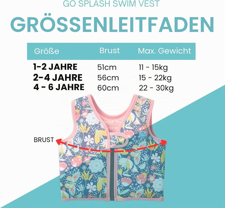 Splash About Go Splash Schwimmweste Ladybird 2-4 Jahre, Ladybird 2-4 Jahre
