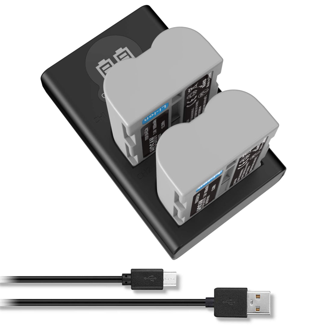 HOSAN en-EL3 EN-EL3E Ersatz-Akku, 1650 mAh, kompatibel mit Nikon EN-EL3E Nikon D50 D70 D70s D80 D90