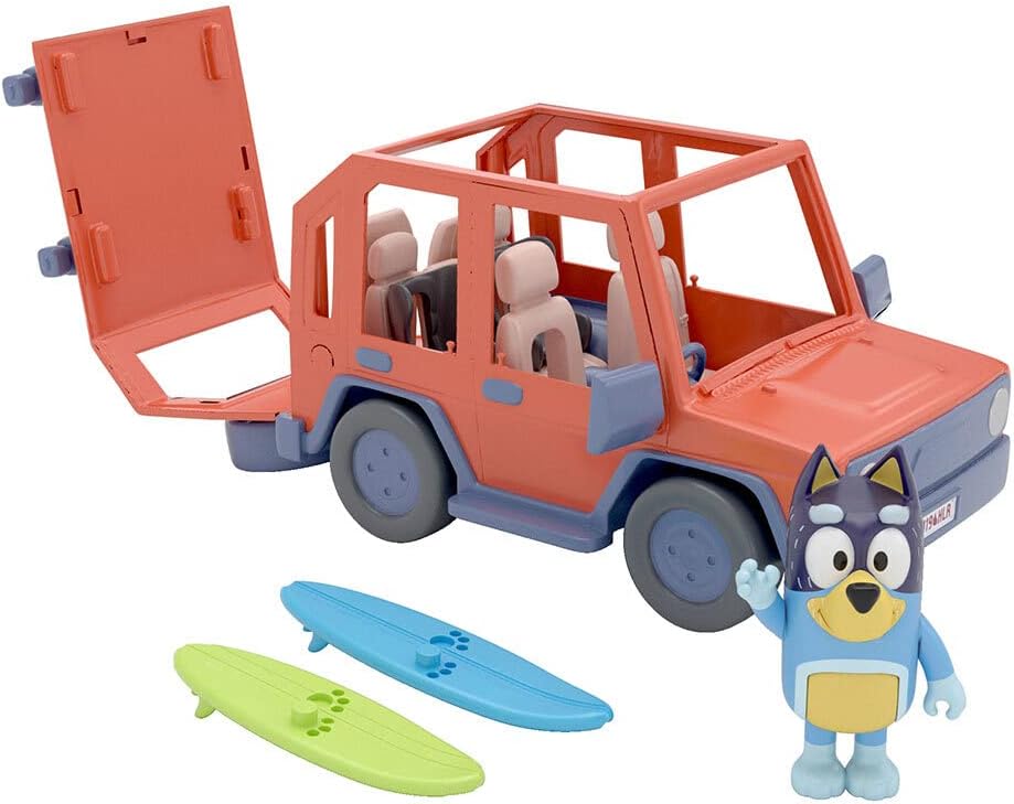 BlueY Heeler-Familienwagen, inklusive Bandit-Figur: 1 Fahrzeug mit Platz für 4 Figuren - offizieller