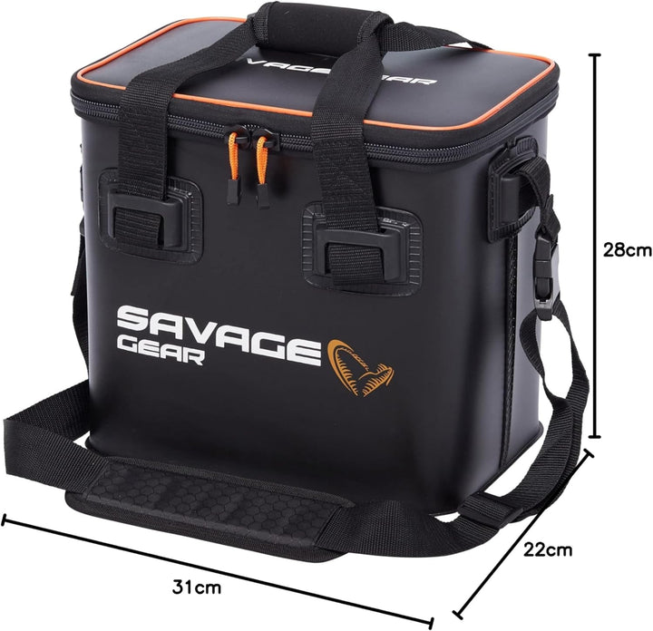 Savage Gear WPMP Waterproof Insulated Cooler Tasche - Heavy-Duty EVA Lunch & Bait Cooler für Angeln,