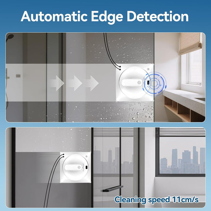 Fensterputzroboter mit 120 ml Tank ‎weiss, ‎weiss