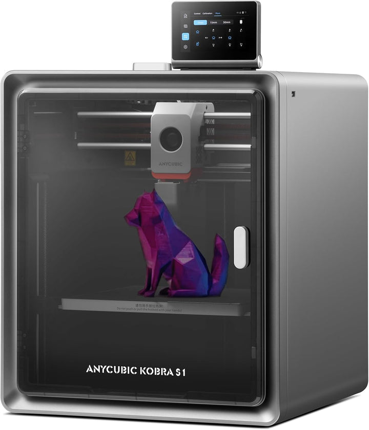 Anycubic Kobra S1 3D-Drucker, Eingebaute Kamera AI-Überwachung, 320°C Hotend mit Abnehmbarer Düse, D