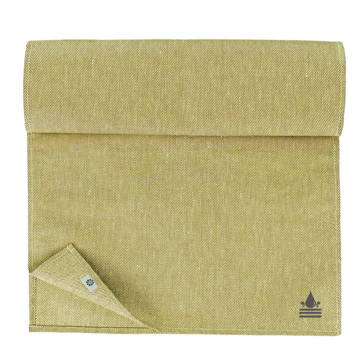 Linen &amp; Cotton Tischläufer Stoff Wasserdicht Fleckschutz Pflegeleicht Pietro - 100% Leinen, Beige (4