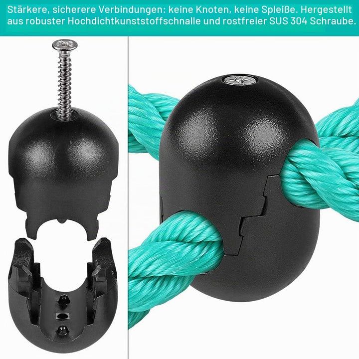BeneLabel Kletternetz Kinder, 196 x 76cm Klettergerüst Netz Kinderzimmer Netz Nylonseil Leiter Spiel
