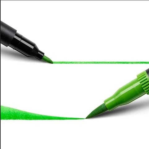 BIC Intensity Stifte Set Japan: 10 Fineliner, 12 Dual Tip Brush Pens, 1 Notizbuch und 1 Klebezettel