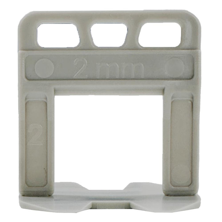 Karl Dahm Zuglaschen für 2 mm Fugen bei einer Fliesenstärke von 0-12 mm, 10x 100 Stück – Geeignet fü