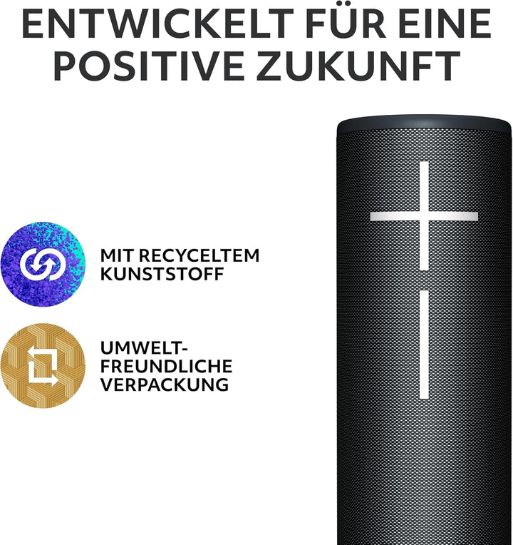 Ultimate Ears MEGABOOM 4 – mobiler, wasserdichter, schwimmfähiger Bluetooth-Lautsprecher mit kräftig