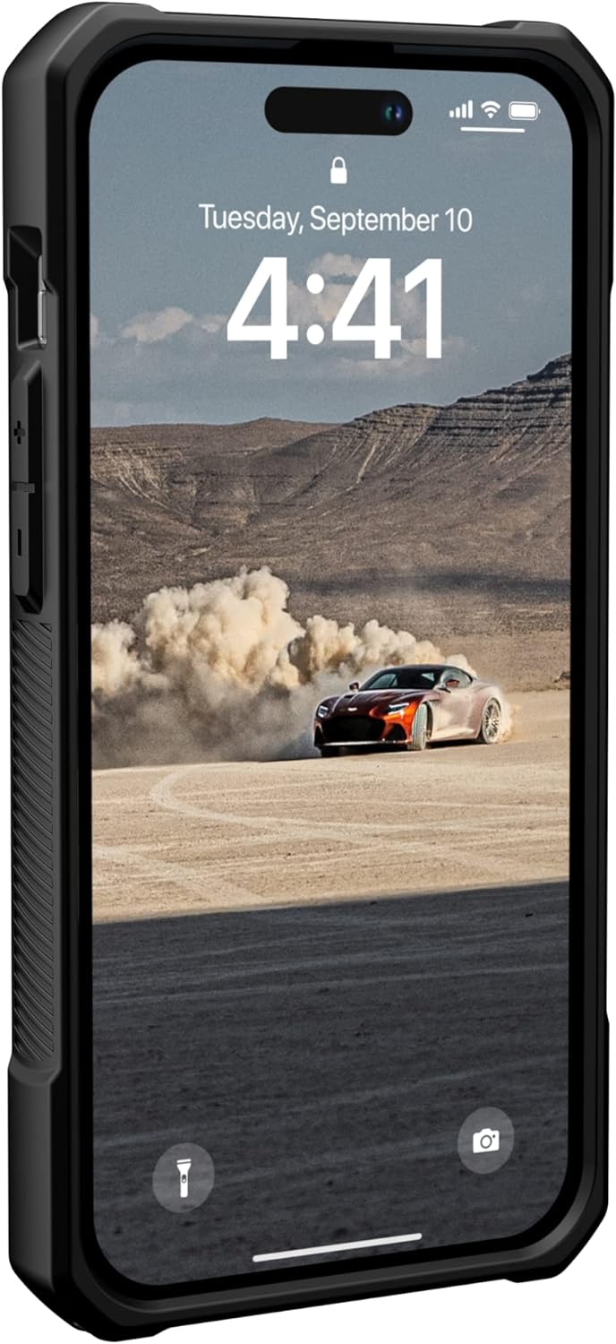 URBAN ARMOR GEAR UAG Monarch Schutzhülle kompatibel mit Apple iPhone 14 Pro [Wireless Charging kompa