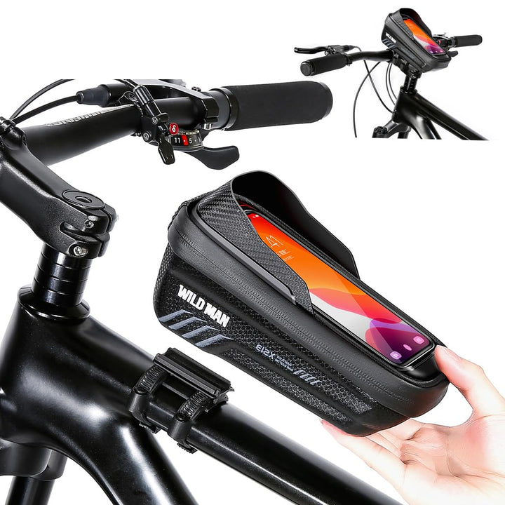 Fahrrad Rahmentasche Wasserdicht Handytasche Fahrradtasche Rahmen für Montainbikes Rennrad Ebikes, m