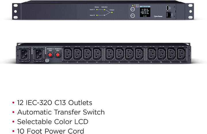 CyberPower Metered ATS Series PDU24004 - Stromverteilungseinheit