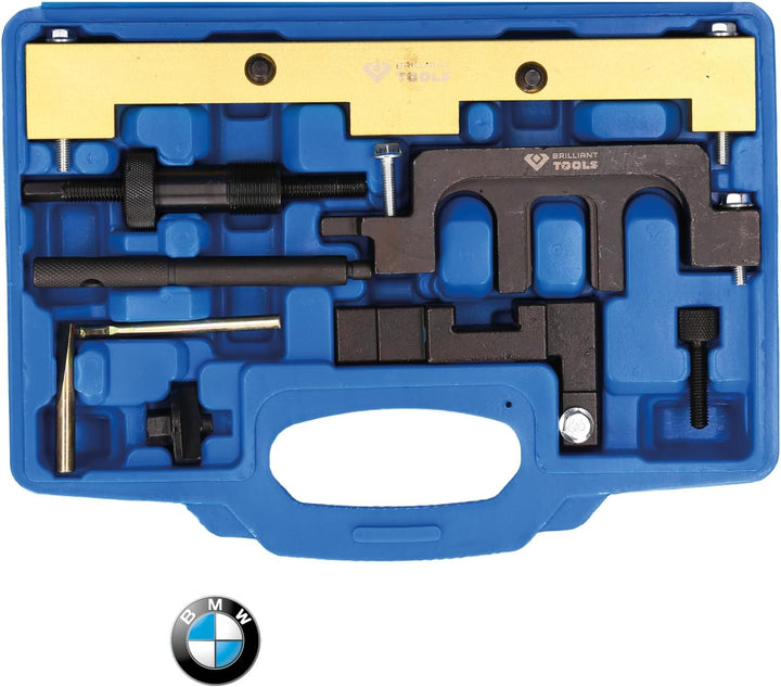 BRILLIANT TOOLS BT592200 Motor-Einstellwerkzeug-Satz für BMW N42, N46, N46T [Powered by KS TOOLS]