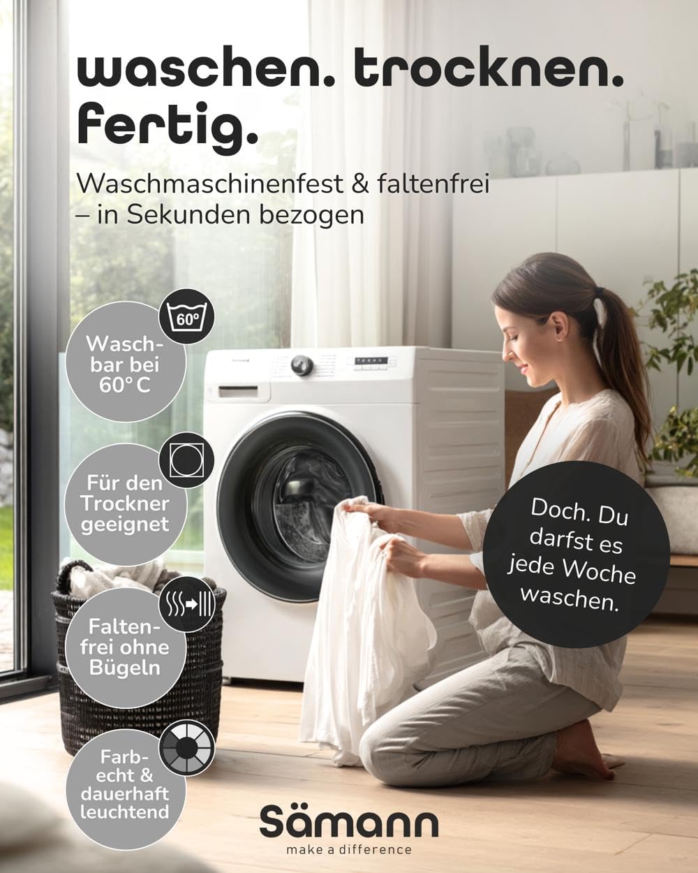 Sämann Jersey Spannbettlaken Spannbetttuch für Laufgitter 100x100 cm, Baumwolle anthrazit 100x100 cm