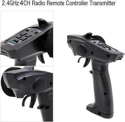 2,4 GHz 3CH Funksender 3 Kanäle Fernbedienung mit Empfänger Racing 91803G-VT für RC Car Boat