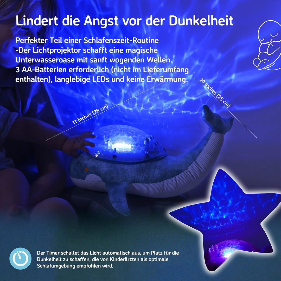 Cloud b Beruhigender Nachtlicht Ozean Projektor mit beruhigenden Klängen | Einstellbare Helligkeit |