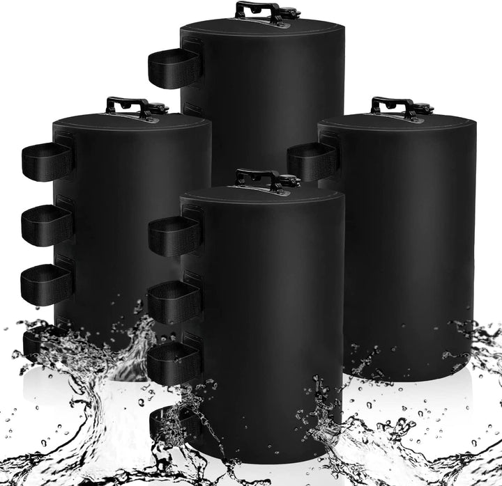 MRWiZMS Pavillon 4er Set Standfuss Sandsäcke Pavillonstandfüsse, mit Wasser befüllbar,Gewichte für P