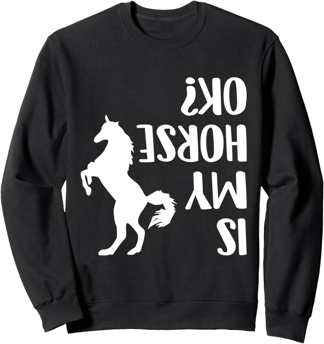 Reiten Ist mein Pferd ok? Reiten Araber Dressur Voltigieren Sweatshirt