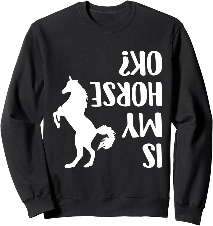 Reiten Ist mein Pferd ok? Reiten Araber Dressur Voltigieren Sweatshirt