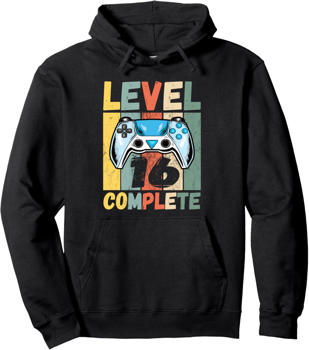 16. Geburtstag Junge Mann Level 16 Jahre Pullover Hoodie