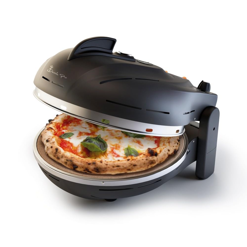 Elektrischer Pizzaofen DIAVOLA PRO V 3.0 + Keks für hohe Leistung – 100% Design und Patent Made in I