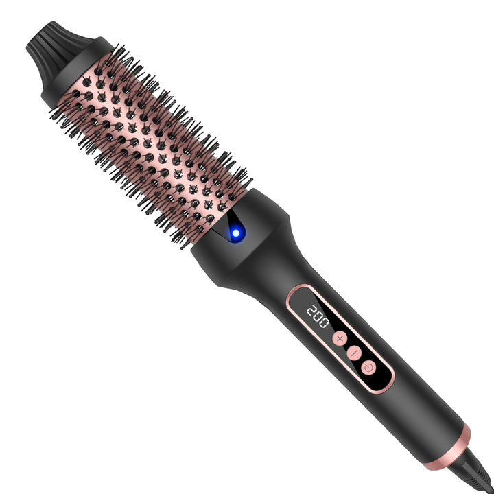UKLISS Thermal Brush Ionen Thermobürste LCD-Display [120-200℃] Heisse Bürste Rundbürste Haarstyling