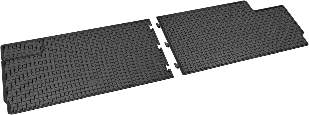 Passgenaue Kofferraumwanne und Gummifussmatten geeignet für OPEL Vivaro B ab 2014 bis 2019 L2 + Gurt