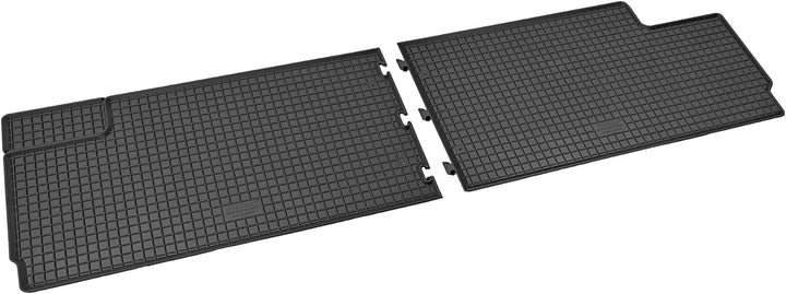 Passgenaue Kofferraumwanne und Gummifussmatten geeignet für OPEL Vivaro B ab 2014 bis 2019 L2 + Gurt