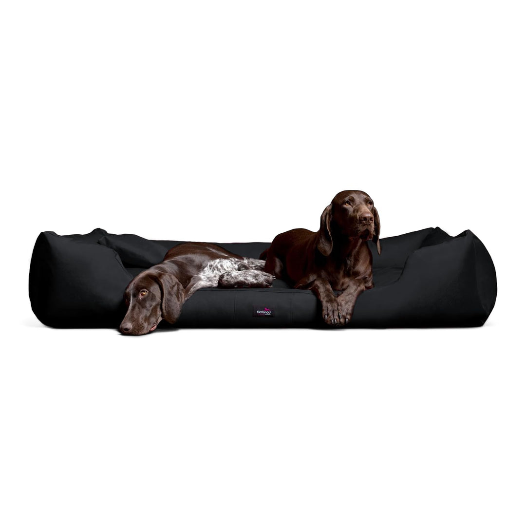 tierlando Moritz Hundebett Hundesofa M - XXXL 90 110 130 160 185 cm Grösse: M3 / M 80cm | Bezug: Pol