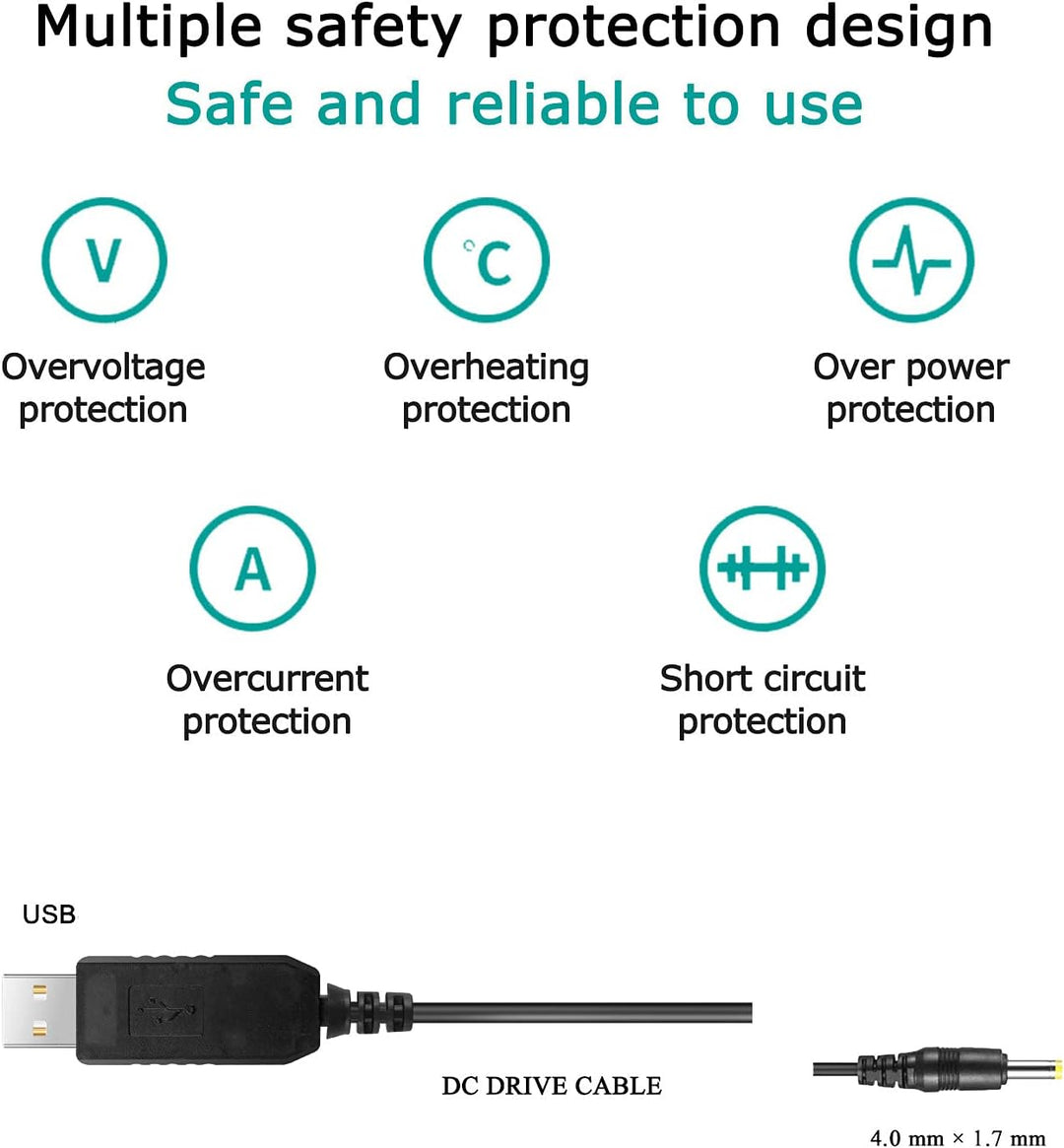 Raeisusp PRO USB-Kabel + QC3.0 Adapter + MB-D15 Dummy-Batterie EP-5B DC-Koppler für Nikon Z5 Z6 Z7 V