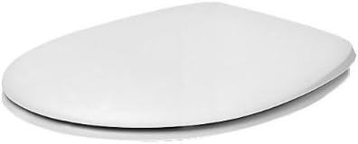 Duravit 0064200000 WC-Sitz mit Soft-Close-Scharnieren, Edelstahl, weiss ohne