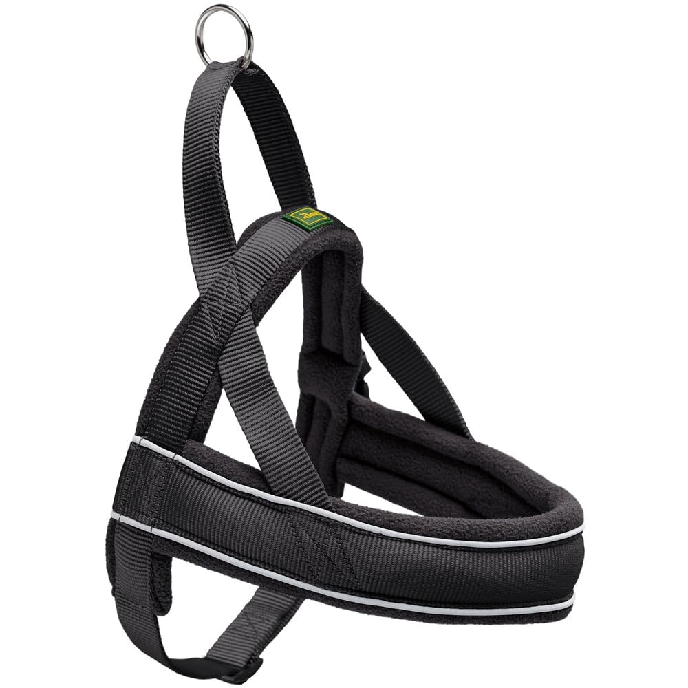 HUNTER RACING Norwegergeschirr, M-L, 60-75 cm, schwarz 60-75 cm schwarz, 60-75 cm schwarz