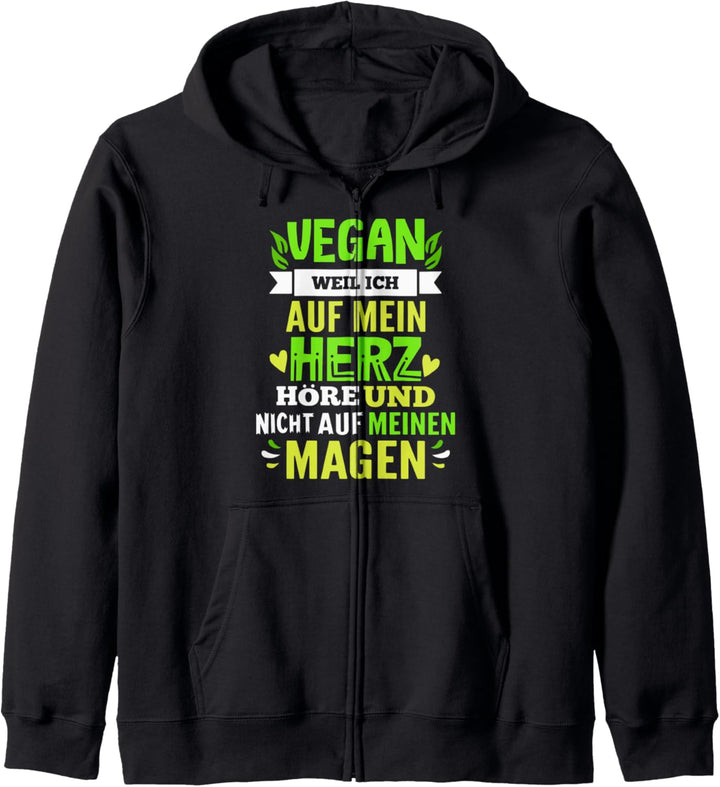 Vegan Werden Vegane Ernährung Strenger Vegetarier Veganer Kapuzenjacke