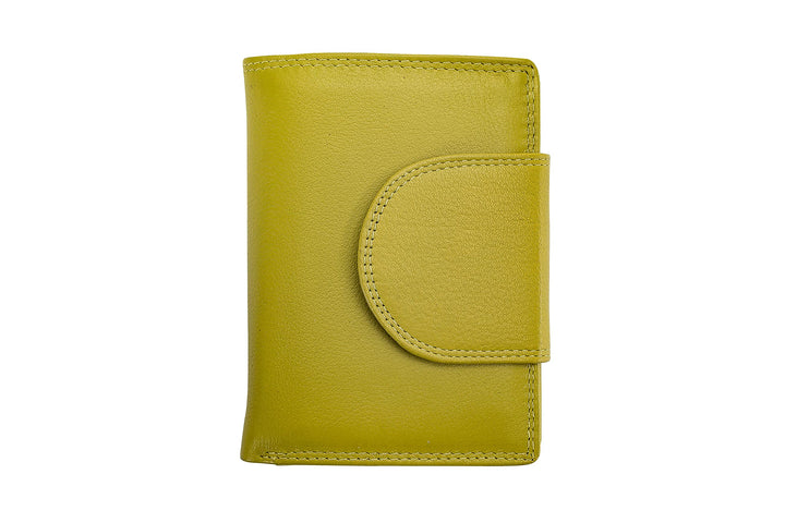Josephine Osthoff Geldbörse Damen Wiener Schachtel, Platz für 11 Karten, Minibrieftasche mit Münzfac