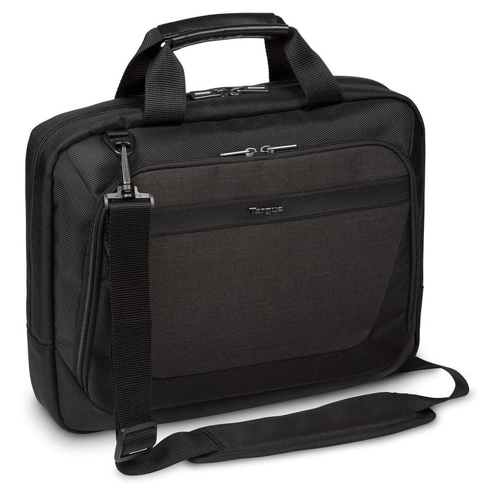 Targus TBT913EU CitySmart 12, 12.5, 13, 13.3, 14" Slimline Topload Notebooktasche – Schwarz/Grau, 14