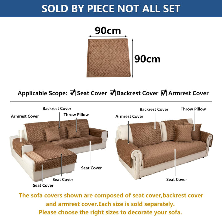 Eismodra Sofa Überzug,Sofabezug 3 Sitzer,Anti-Rutsch-Couch Überzug für L Form Sofaschoner Chaiselong