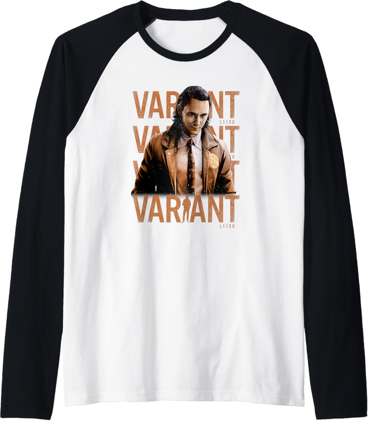 Marvel Loki Variant Word Stack Raglan