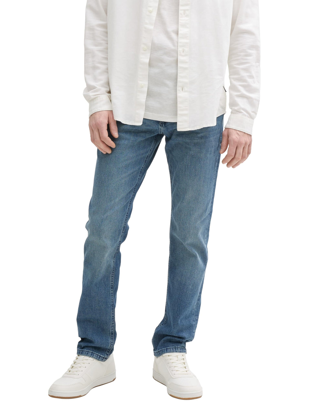 TOM TAILOR Herren Marvin Straight Jeans 28W / 32L 10281 - Mid Stone Wash Denim, 28W / 32L 10281 - Mi
