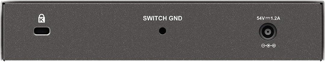 D-Link DGS-1008P, 8-Port Unmanaged PoE+ Gigabit Switch (8 Anschlüsse mit 10/100/1000 Mbit/s, 4 davon