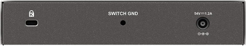 D-Link DGS-1008P, 8-Port Unmanaged PoE+ Gigabit Switch (8 Anschlüsse mit 10/100/1000 Mbit/s, 4 davon