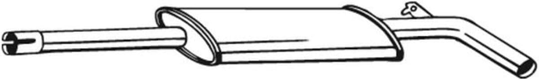 Bosal 278-611 Mittelschalldämpfer