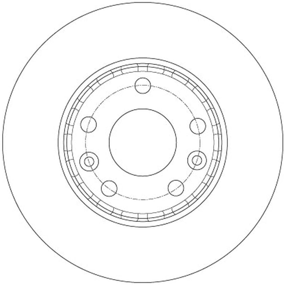 df6072  TRW Bremsscheibe (Paar) OE Qualität