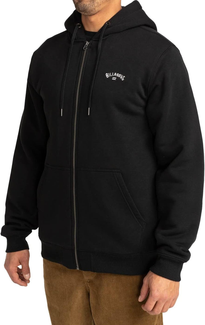 Billabong Herren Arch Sherpa Sweatshirt (1er Pack) L Schwarz, L Schwarz