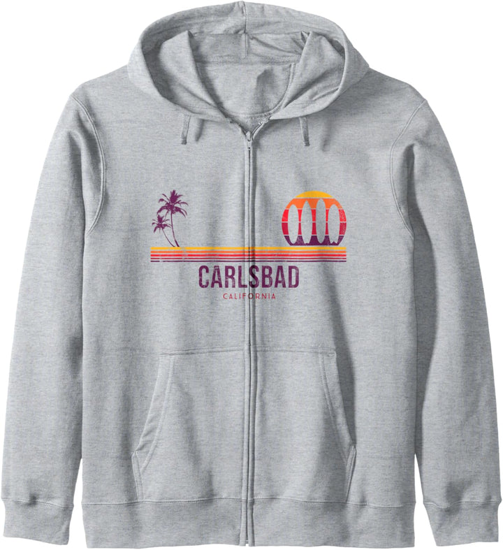 Kalifornien Carlsbad Vintage Surf Kapuzenjacke