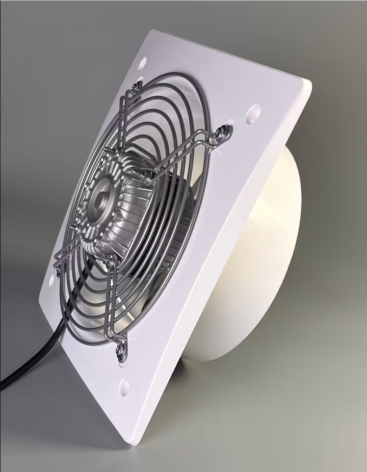 Plastik‑Wandventilator Ø200 Leistungsstarker Abluftventilator für Wohn‑, Gewerbe‑ und Industrieberei