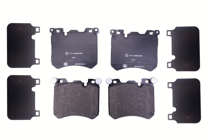 HELLA PAGID 8DB 355 020-431 Bremsbelagsatz - T2016 - Dicke/Stärke: 19.4mm - Bremssystem: Brembo - fü