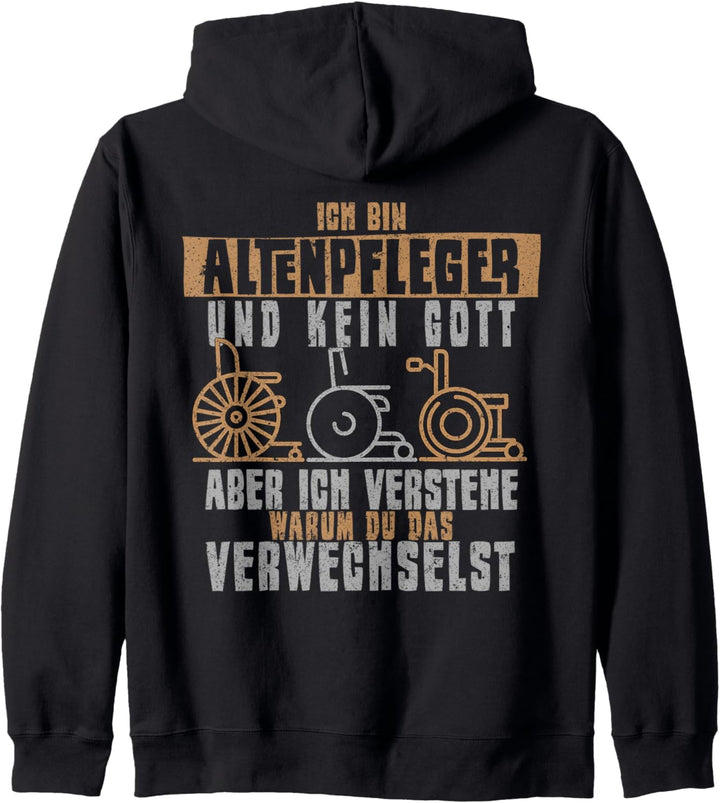 Altenpfleger Geschenk und Altenpfleger Geschenkidee Kapuzenjacke