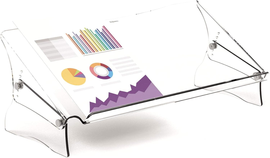 Fellowes Konzepthalter Clarity, höhenverstellbarer Vorlagenhalter für A4 und A3 Dokumente, ergonomis