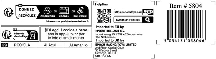 Sylvanian Families 5804 Seeotter Schnorchel Spielset, Set mit Tierfigur, Meerestiere, Spielzeug für